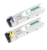 1.25G SFP BiDi Tx1550nm Rx1490nm 80km LC SC Single Mode Transceiver Compatible with Cisco Mikrotik HPE TP-LINK HP Juniper