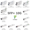 10G SFP+ 1310nm 2km Dual LC Single Mode Optical Transceiver Compatible with Cisco Mikrotik HPE TP-LINK HP Juniper