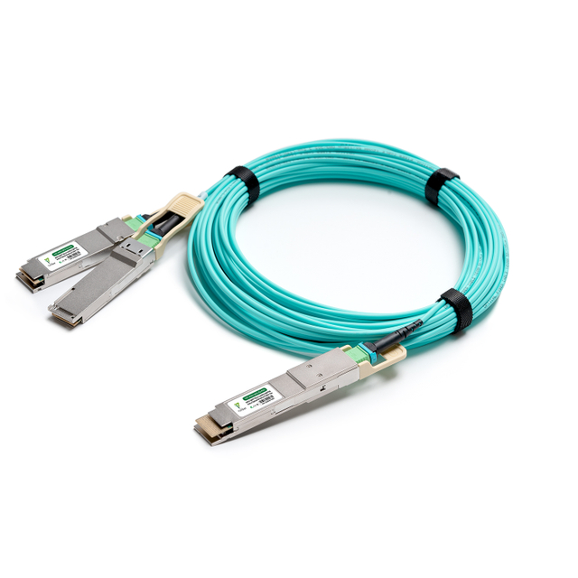 400G QSFP-DD to 2x200G QSFP56 Active Optical Breakout Cable 1~50m 