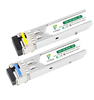 1.25G SFP BiDi Tx1310nm Rx1550nm 3km LC SC Single Mode Transceiver Compatible with Cisco Mikrotik HPE TP-LINK HP Juniper