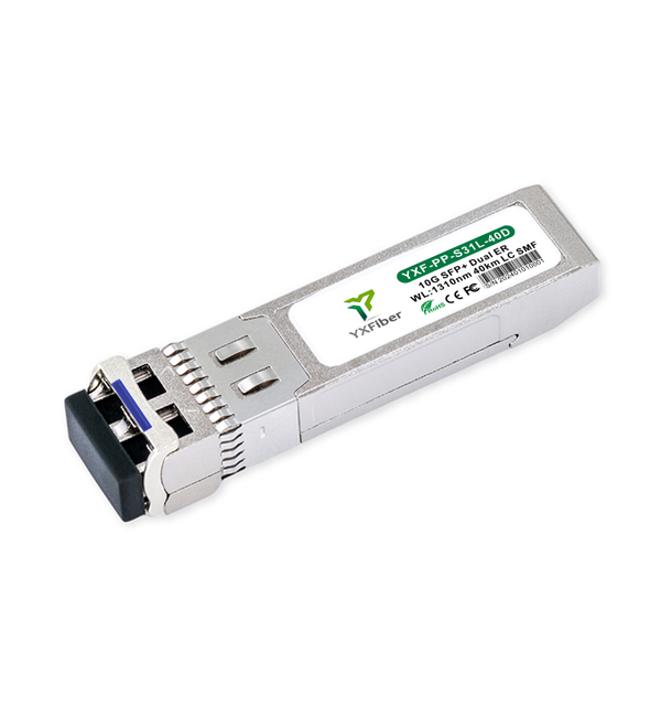 10G SFP+ 1310nm 40km Dual LC Single Mode Transceiver Compatible with Cisco Mikrotik HPE TP-LINK HP Juniper