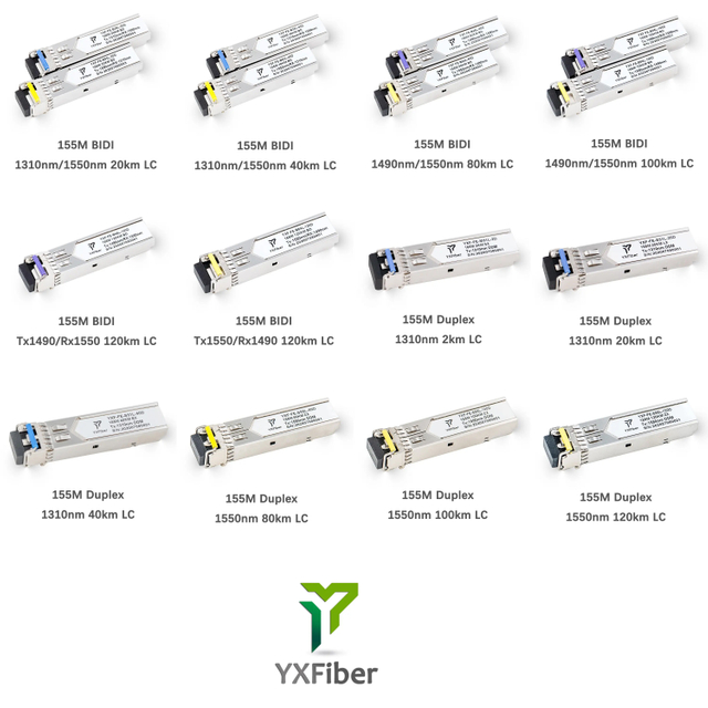 155M SFP Module Compatible with Cisco Mikrotik HPE TP LINK HP Juniper