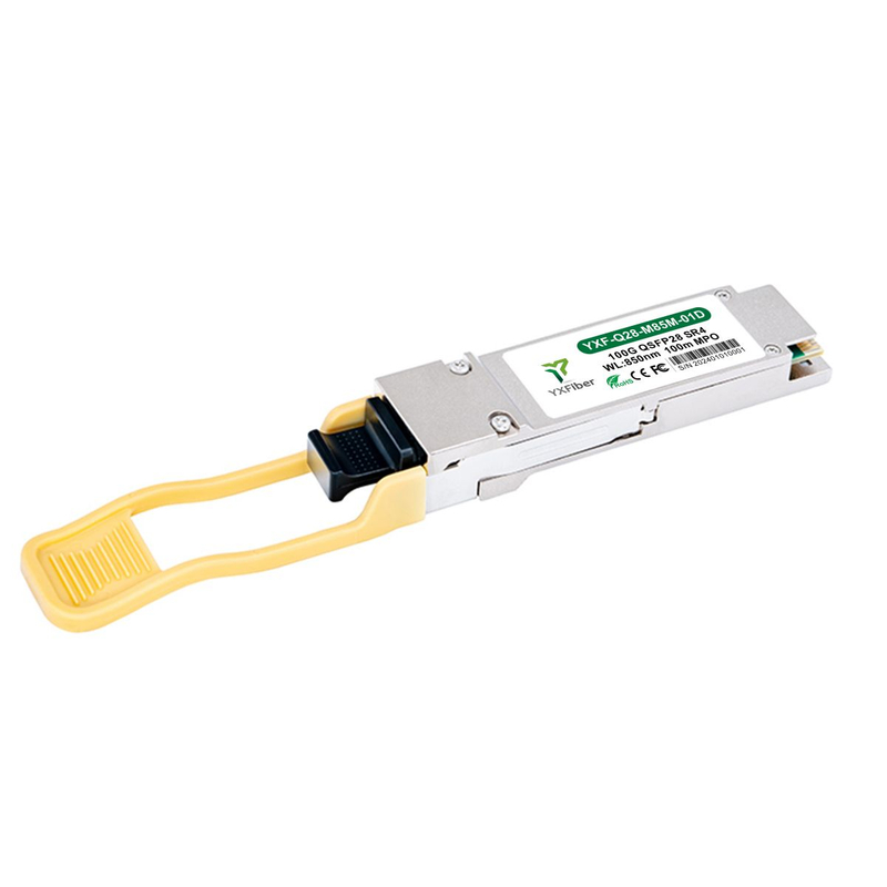 Qsfp28 100g Sr4 850nm 100m Multimode Transceiver Mpo Compatible With 