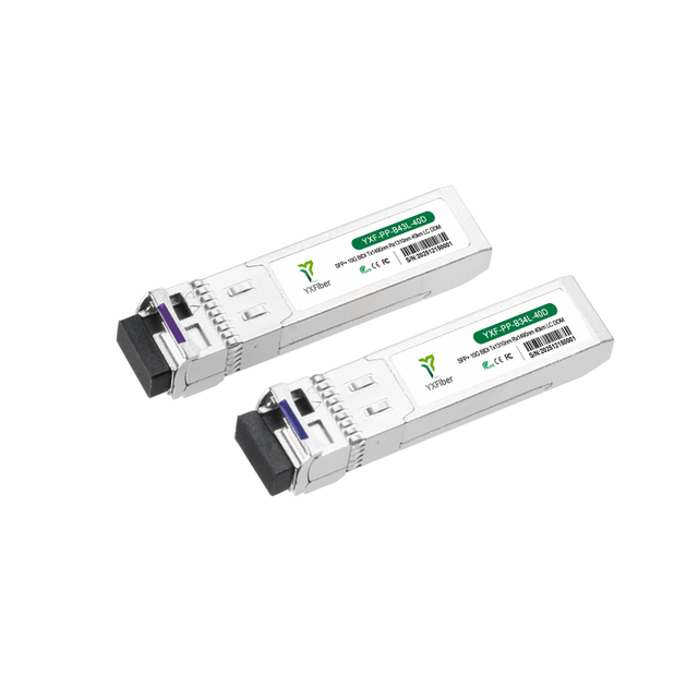 10G SFP+ BiDi 1310nm 1490nm 40km LC Single Mode Transceiver Compatible with Cisco Mikrotik HPE TP-LINK HP Juniper