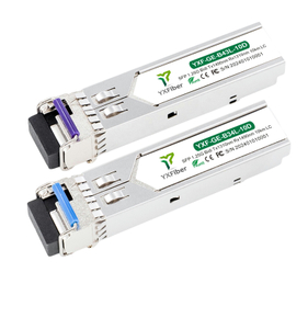 1.25G SFP BiDi Tx1310nm/Rx1490nm Tx1490nm/Rx1310nm 10km LC SC Single Mode Transceiver Compatible with Cisco Mikrotik HPE TP LINK HP Juniper