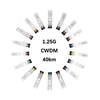 1.25G CWDM SFP 1270nm ~ 1610nm 40km DDM Duplex LC Transceiver Module Compatible with Cisco Mikrotik HPE TP-LINK HP Juniper