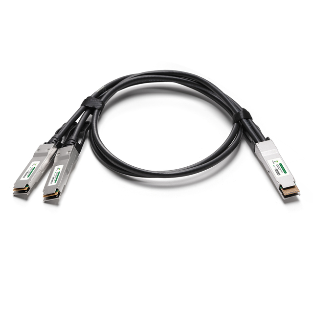 400G QSFPDD to 2x QSFP56 Passive Direct Attach Copper Cable Compatible with Cisco Mikrotik HPE TP-LINK HP Juniper Customized Length