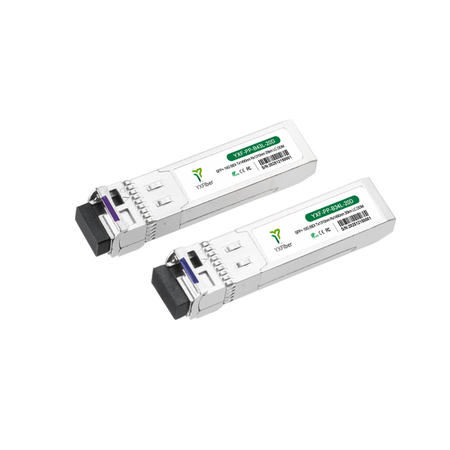 10G SFP+ BiDi 1310nm 1490nm 20km LC Single Mode Transceiver Compatible with Cisco Mikrotik HPE TP-LINK HP Juniper