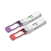 QSFP28 100G BIDI 20km 1291/1311nm SMF Simplex LC Fiber Optic Module Compatible with Cisco Mikrotik HPE TP-LINK HP Juniper