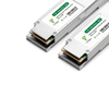 QSFP28 100G BIDI 80km 1280/1304nm SMF Simplex LC Fiber Optic Module Compatible with Cisco Mikrotik HPE TP-LINK HP Juniper